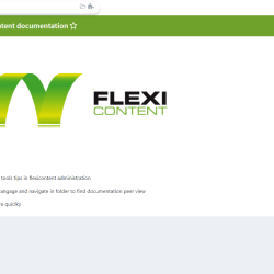 Official documentation for Flexicontent